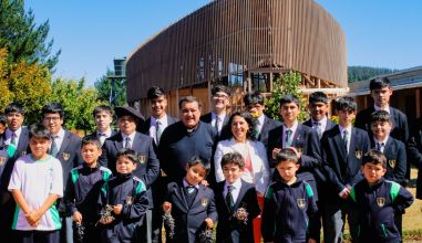 Avances en la construcci&oacute;n de la Capilla San Jos&eacute; del Colegio Salesiano Concepci&oacute;n